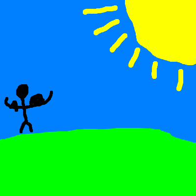 strong man in the sun
